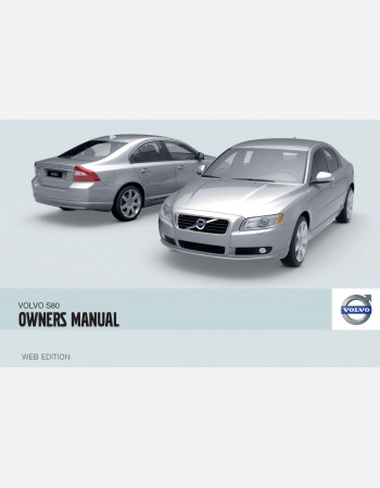 2010 volvo s80 owners manual lhd&rhd